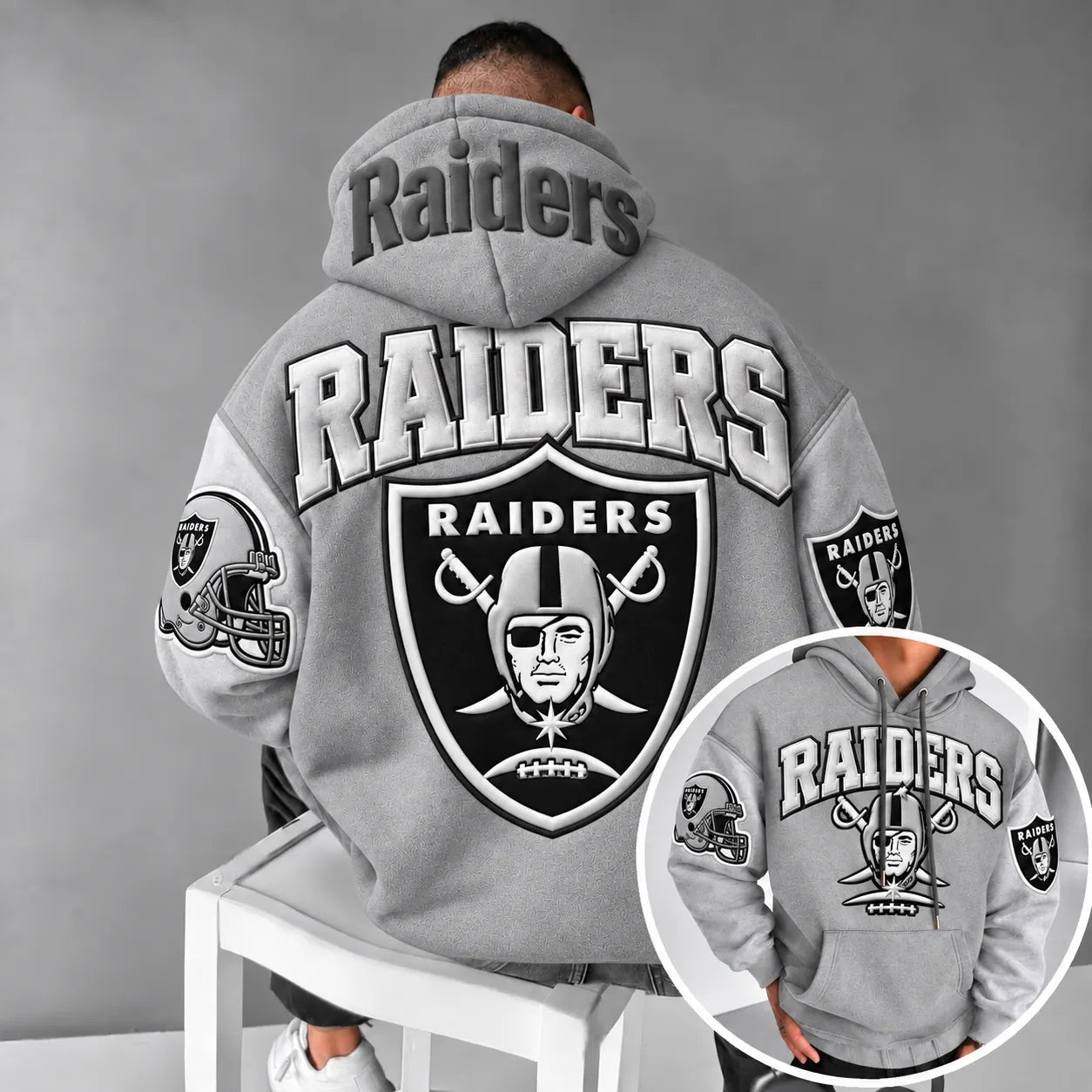 Rugby-print Hoodie