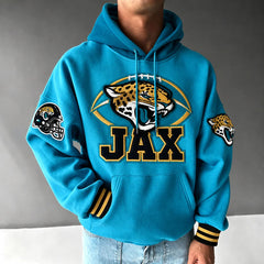 Rugby-print Hoodie