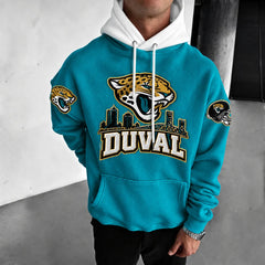 Rugby-print Hoodie