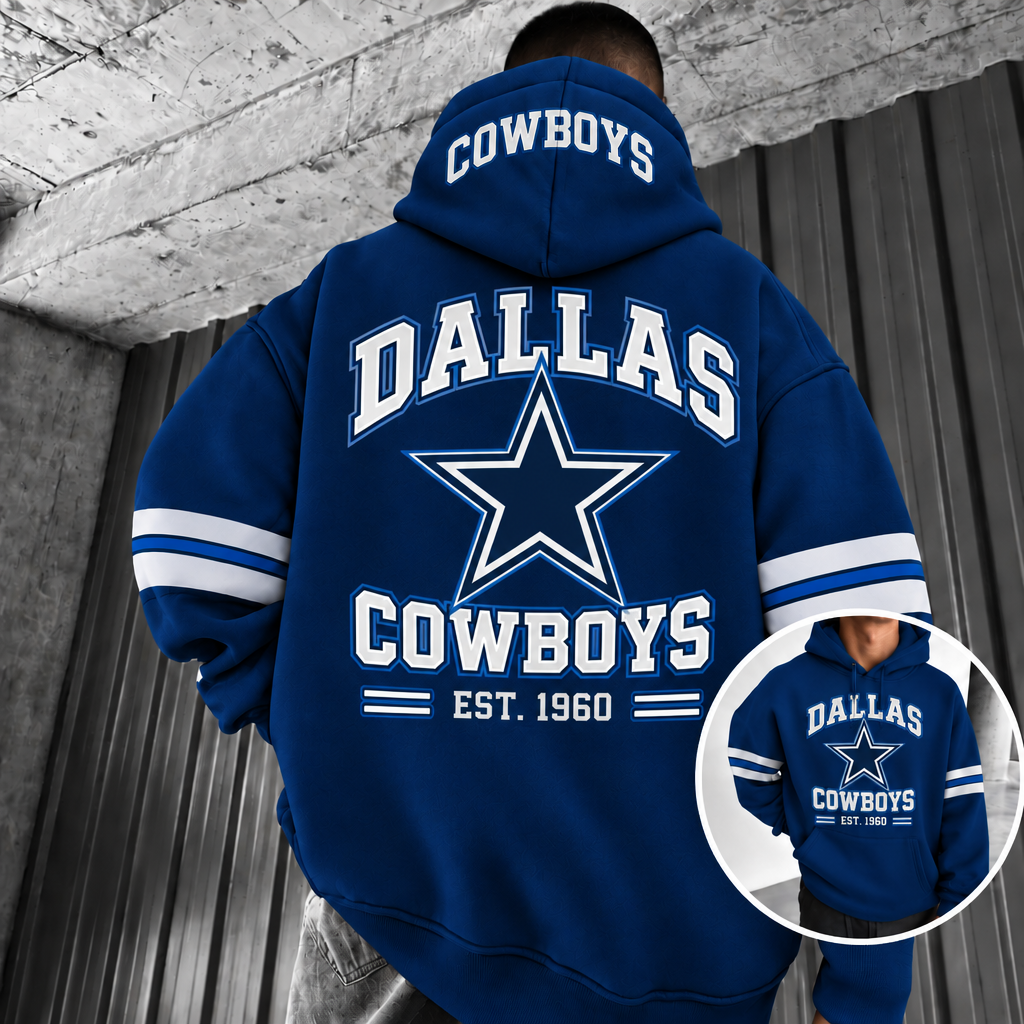 Rugby-print Hoodie